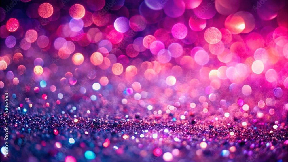 Pink Purple Glittering Abstract Light Bokeh Macro Photography Background Pink Purple Glittering Abstract Light Bokeh Macro Photography Background