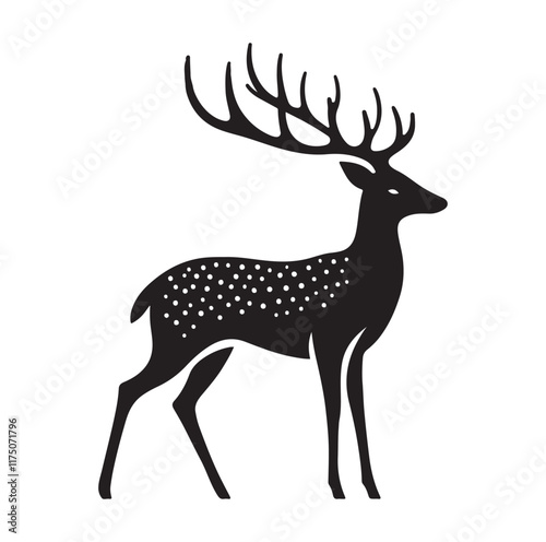 Deer Vector silhouette