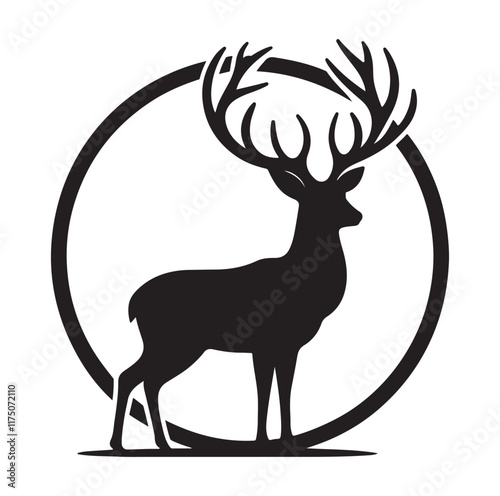 Deer Vector silhouette