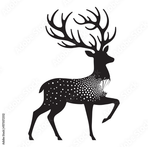 Deer Vector silhouette