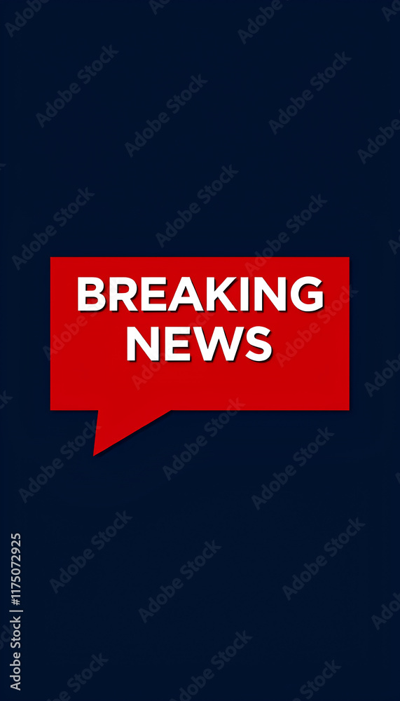 Breaking News, with Red and Navy Blue Geometric Shapes for Clear, Professional Communication. Breaking News, with Red and Navy Blue Geometric Shapes for Clear, Professional Communication.