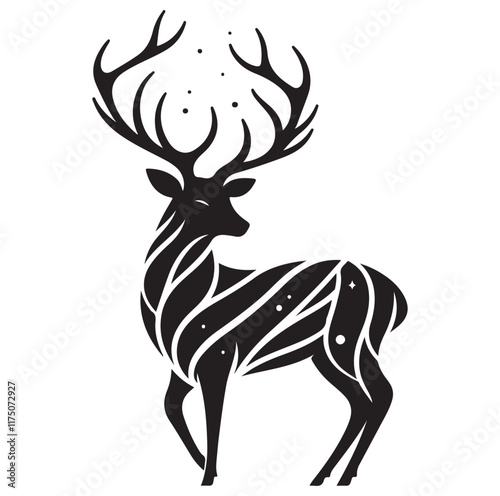 Deer Vector silhouette