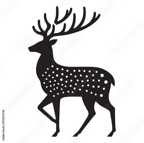 Deer Vector silhouette