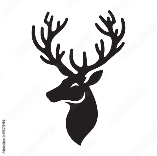 Deer Vector silhouette