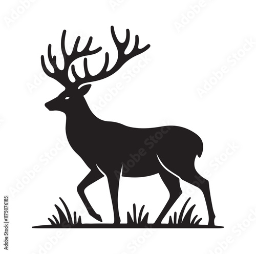 Deer Vector silhouette