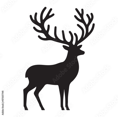 Deer Vector silhouette