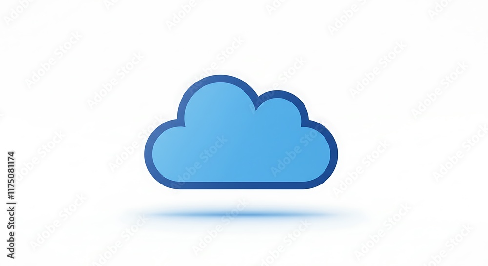 Cloud Computing Icon Digital Data Storage Backup Technology Symbol Cloud Computing Icon Digital Data Storage Backup Technology Symbol