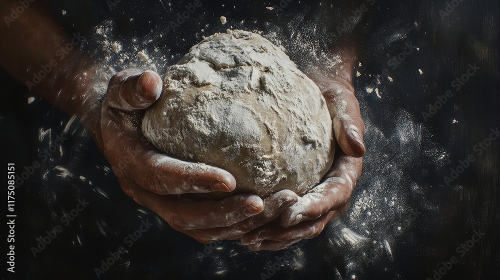 Fototapeta premium Crafting Tradition: The Art of Bread Making