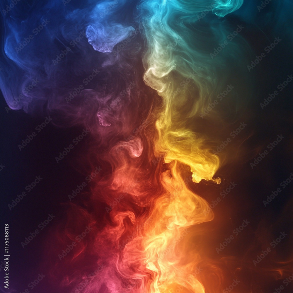 Fototapeta premium Fire Background Illustration.