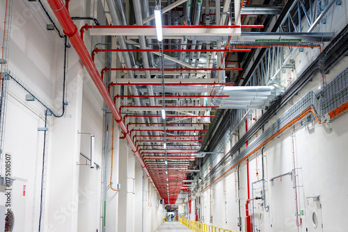 Miscellaneous industrial installations inside manufacturing plant