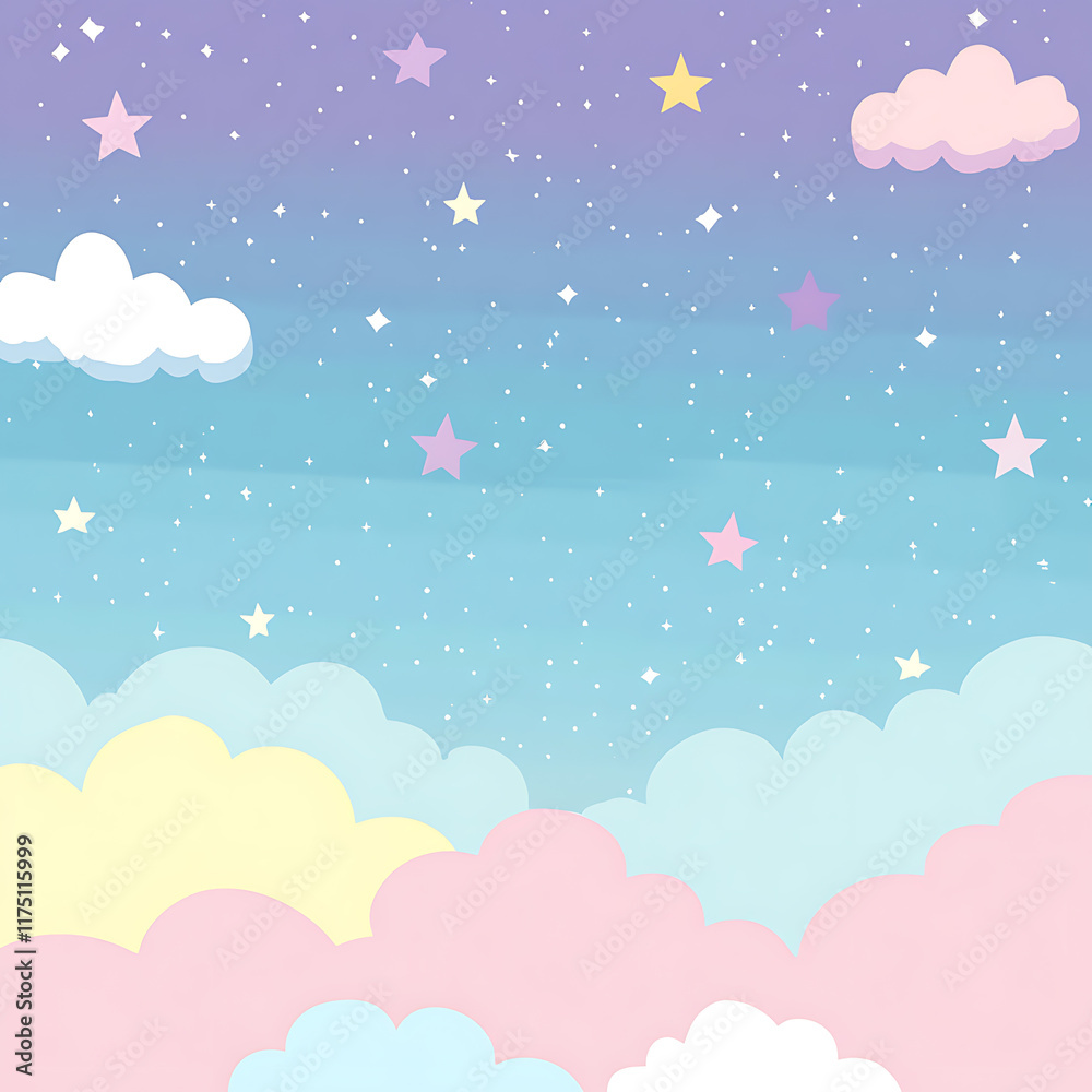 Dreamy Gorgeous Cloud Kids Background Dreamy Gorgeous Cloud Kids Background