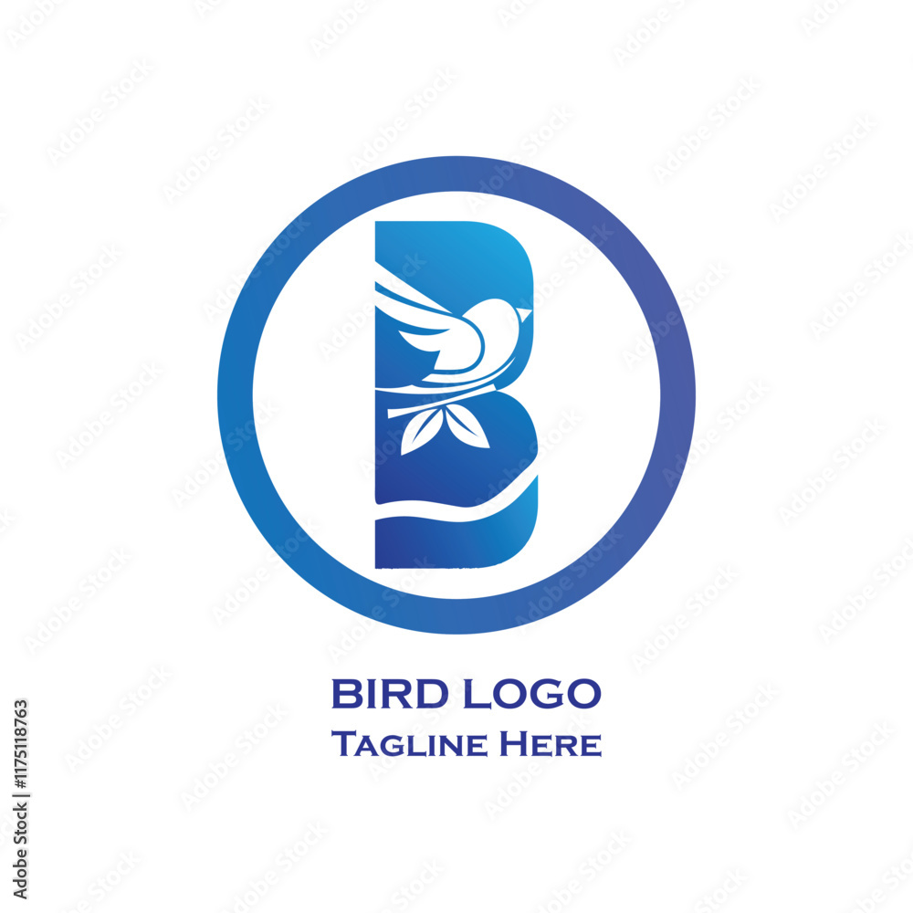 bird logo template vector icon bird logo template vector icon