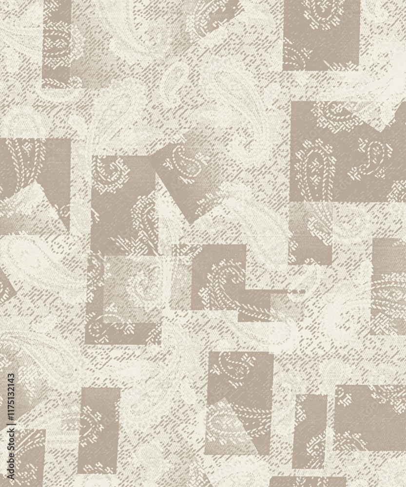 Fototapeta premium All Over Nature Pattern with Subtle Color Harmony