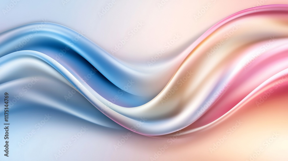 Obraz premium Abstract wavy background with soft colors