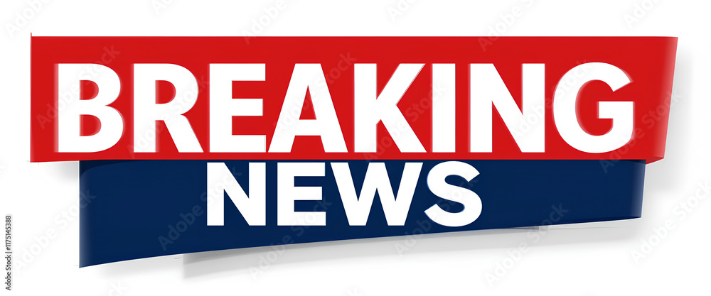 Breaking News, with Red and Navy Blue Geometric Shapes for Clear, Professional Communication. Breaking News, with Red and Navy Blue Geometric Shapes for Clear, Professional Communication.