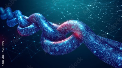 A blue swirling 3D space background with star patterns evokes a liquid sea of light