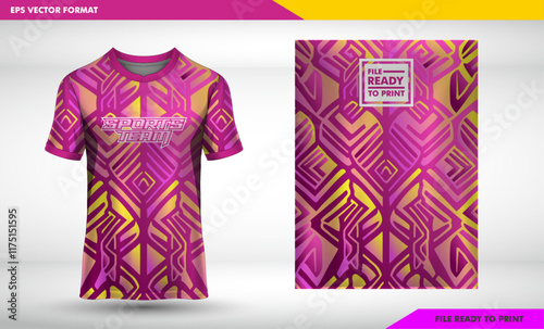 Blank T-shirt Design Template for Casual Fashion and Clothing