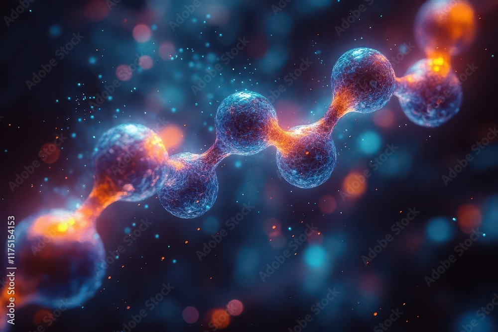 3d rendering of a molecule showcasing biology and chemical concepts with vibrant colors and intricate details the molecular structure is dynamic illustrating the beauty of science 3d rendering of a molecule showcasing biology and chemical concepts with vibrant colors and intricate details the molecular structure is dynamic illustrating the beauty of science