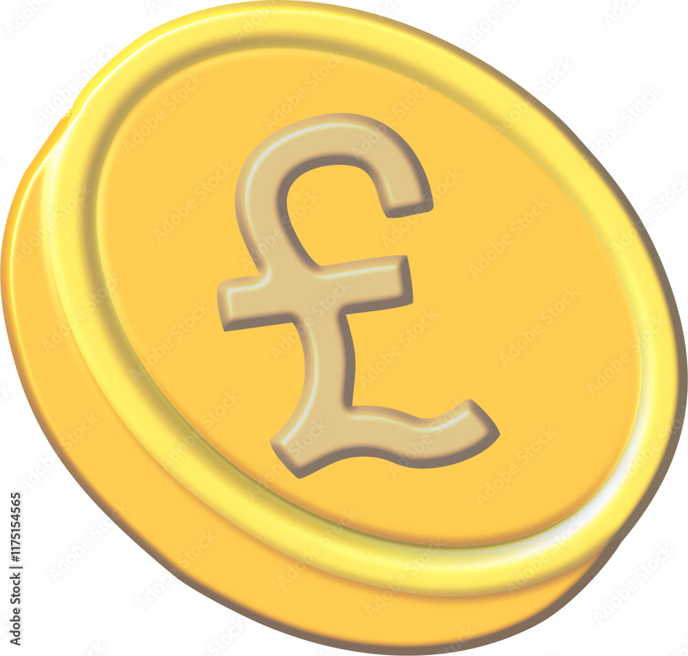 Gold coin Pound 3D currency with transparent background. Money icon sign or symbol business and financial exchange illustration for stock market poster on media and web. PNG Gold coin Pound 3D currency with transparent background. Money icon sign or symbol business and financial exchange illustration for stock market poster on media and web. PNG