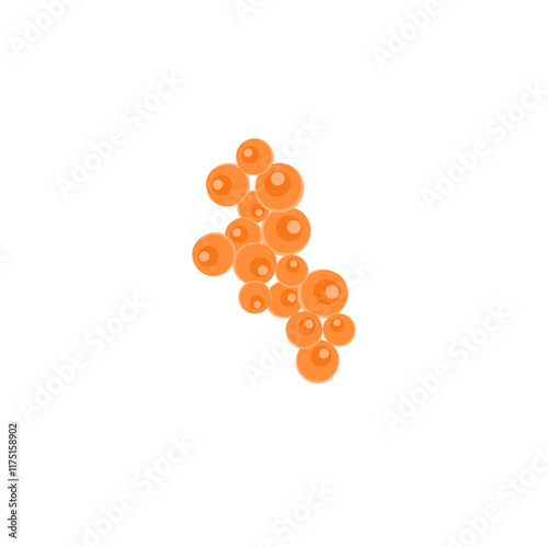 Bacteria Staphylococcus Aureus illustration