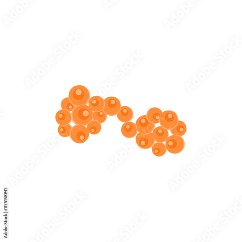 Bacteria Staphylococcus Aureus illustration