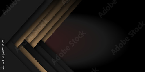 Dark black empty architecture interior space room studio background 