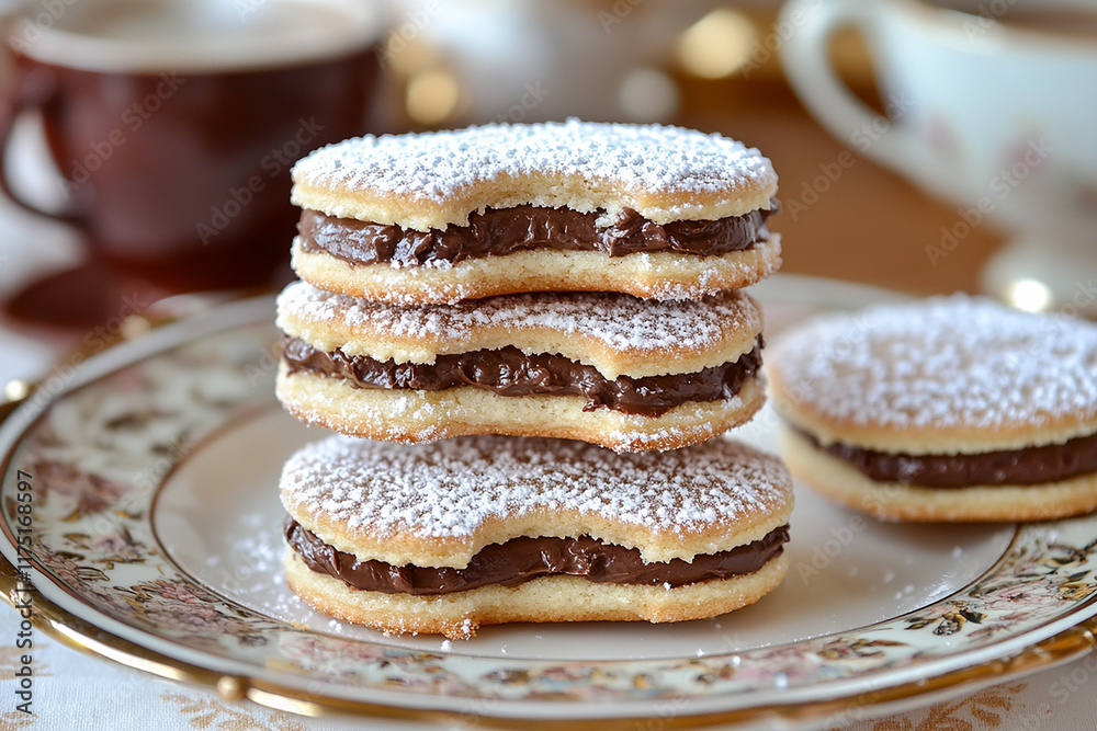 cookies with chocolate cookies with chocolate