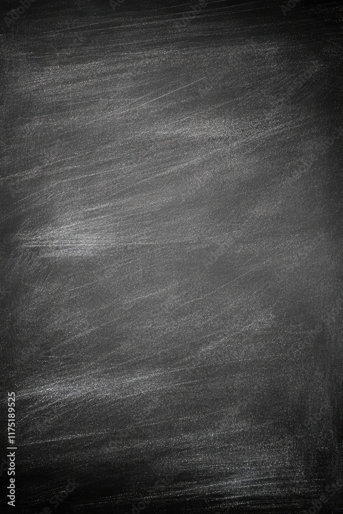 Fototapeta premium Empty chalkboard background ready for writing or drawing. Perfect for educational or creative projects.