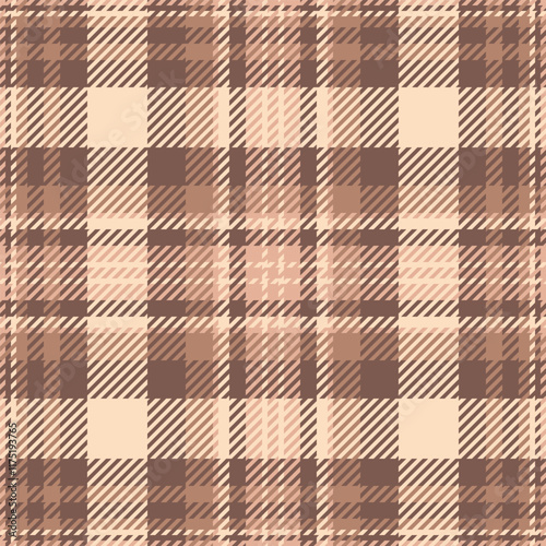 Fall pattern plaid tartan, online vector textile background. Continuity check seamless texture fabric in orange and red colors.