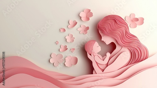 Mother and Child: A Tender Embrace of Love photo