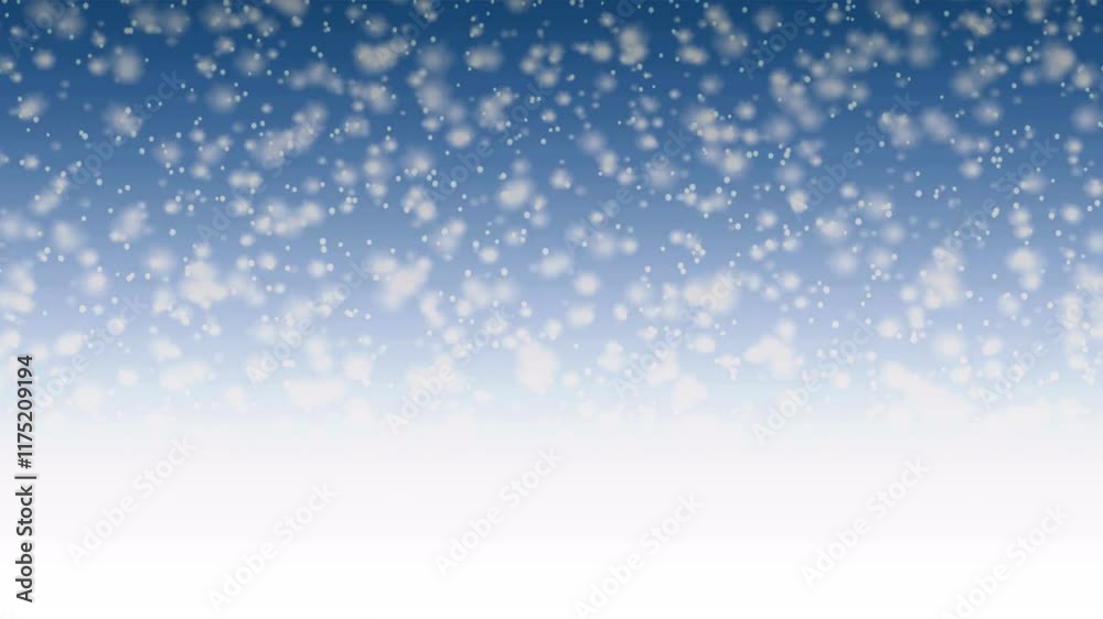 Falling snow animation winter driving snowy Aerial Falling snow animation winter driving snowy Aerial