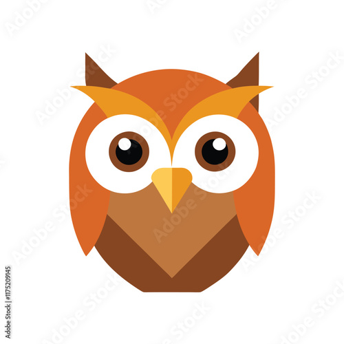 mask owl paper cartoon for kids.eps