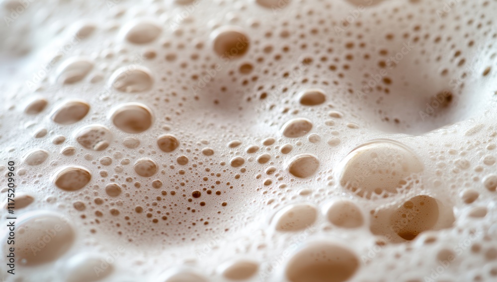 Close-up of foam on top of a beer Close-up of foam on top of a beer