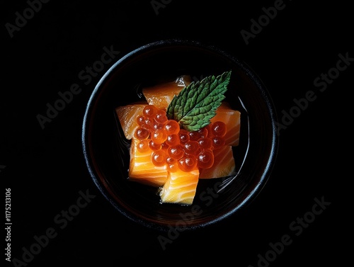 Savoring Chirashi Bowl Fresh Sashimi with Salmon Roe and Uni Japanese Cuisine Intimate Dining Culinary Delight