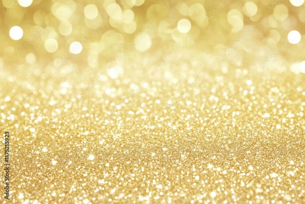 Shimmering golden glitter background creating a luxurious, festive atmosphere for design and decoration projects. Shimmering golden glitter background creating a luxurious, festive atmosphere for design and decoration projects.