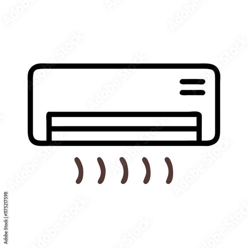 air conditioner icon design