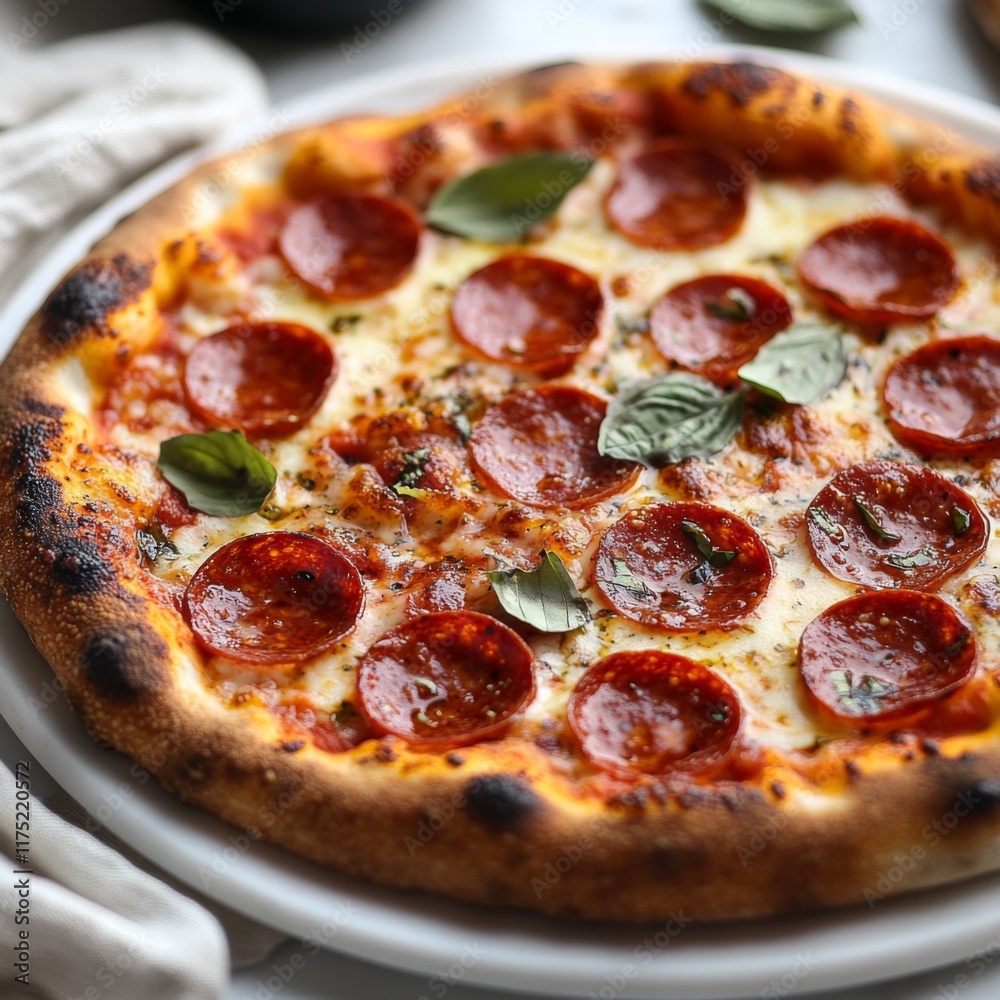 Pepperoni pizza. Generative AI Pepperoni pizza. Generative AI