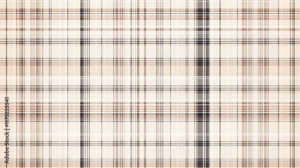 A stylish plaid pattern featuring earthy tones and subtle contrasts, perfect for textiles and backgrounds. A stylish plaid pattern featuring earthy tones and subtle contrasts, perfect for textiles and backgrounds.