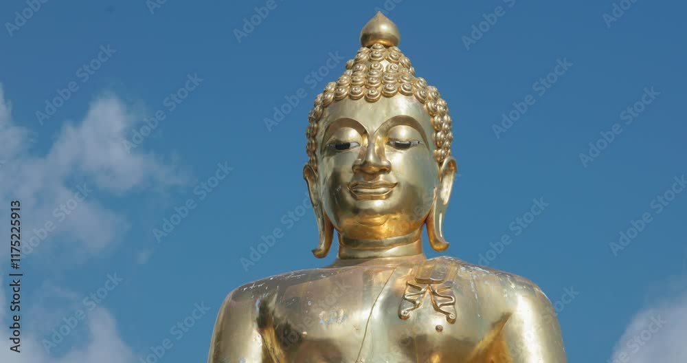 Religious statues in the Golden Triangle, Thailand Religious statues in the Golden Triangle, Thailand