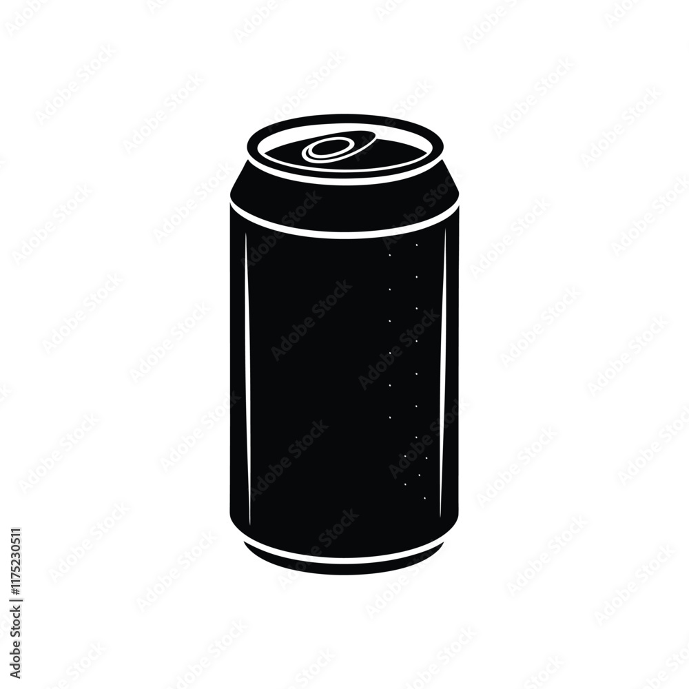soda can silhouette vector.eps soda can silhouette vector.eps
