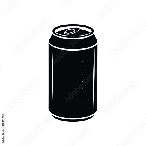 soda can silhouette vector.eps