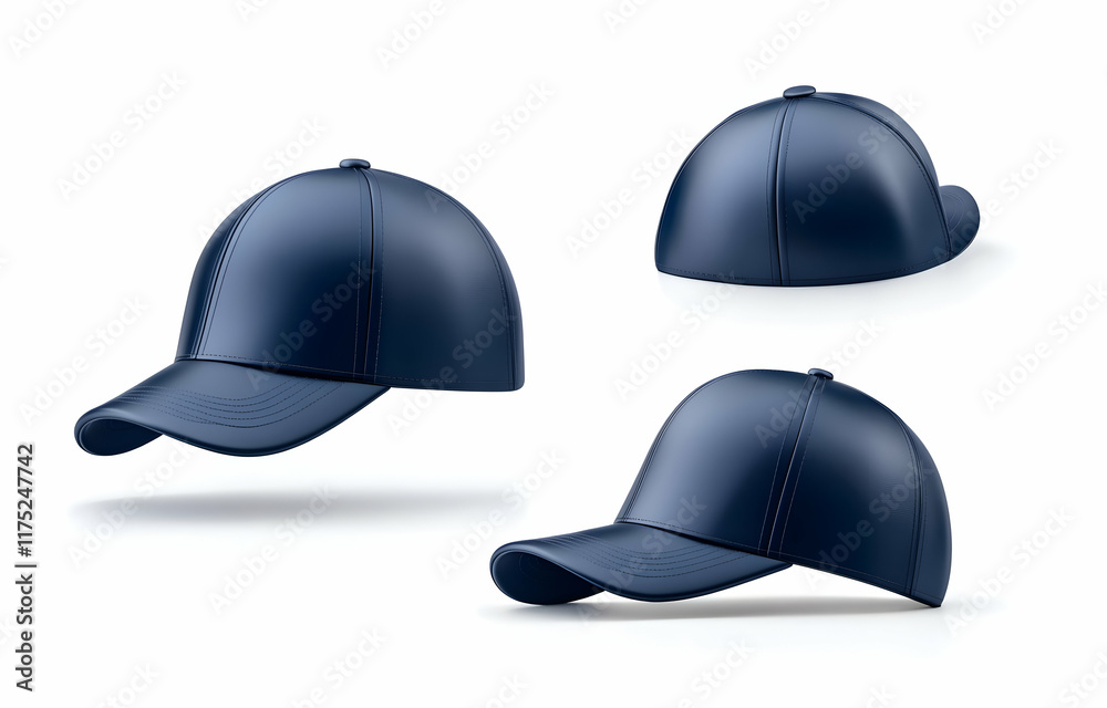 Baseball Cap Vector Illustration Isolated on White Background Baseball Cap Vector Illustration Isolated on White Background