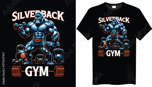 Gym - Fitness T-shirt Design