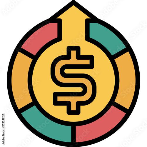 expense filled outline icon