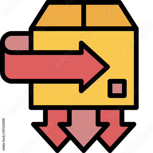 import filled outline icon