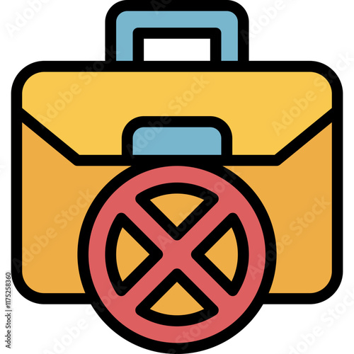 layoff filled outline icon