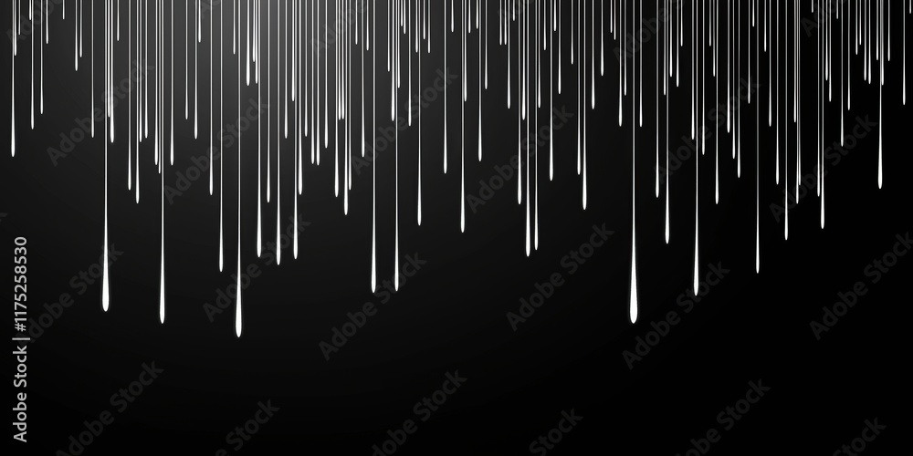 Abstract Light Streams Forming a Stylish Minimalist Pattern on a Black Background Abstract Light Streams Forming a Stylish Minimalist Pattern on a Black Background