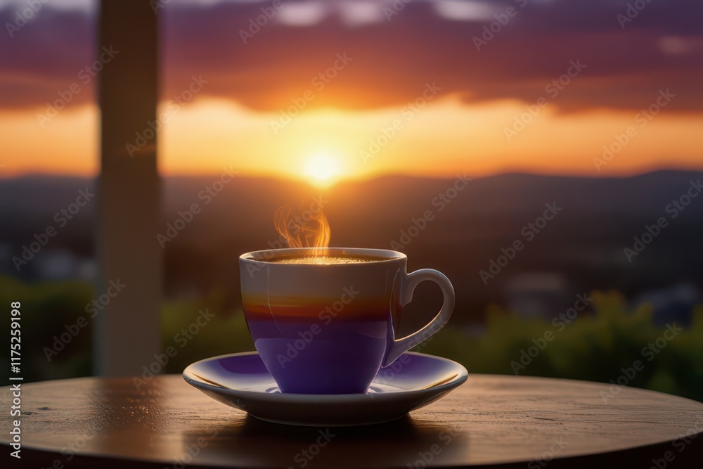 Obraz premium A great moment with coffee