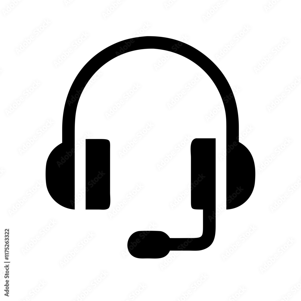 computer headset icon design computer headset icon design