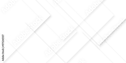 Abstract modern white and gray geometric diagonal overlay layer background, geometric triangle shape overlapping layer technology blue color banner, style with simple  luxury gradient line background.